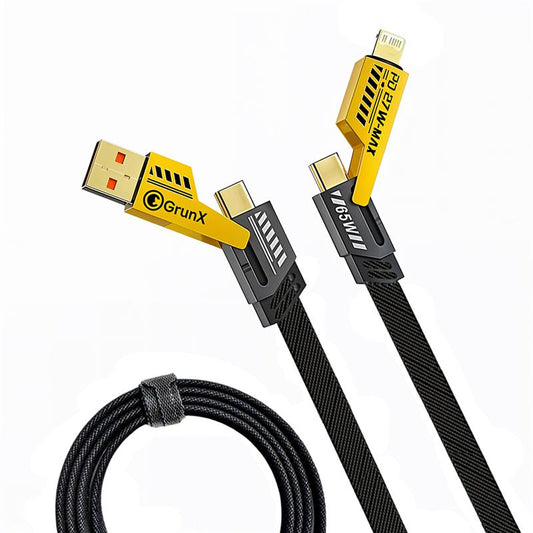 Buy 1 Get 1 Free 4 in 1 Fast Charging & Data Transfer Cable (2025 Model)
